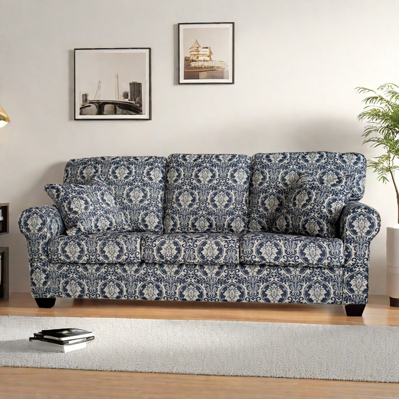 Wayfair denim couch discount